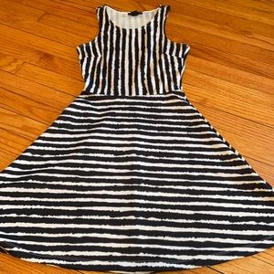 H&M Black and white dress
